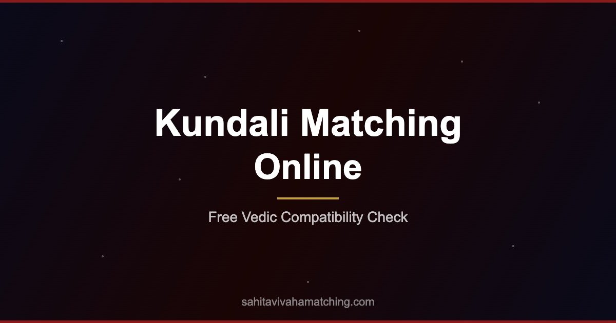 Kundali Matching Online