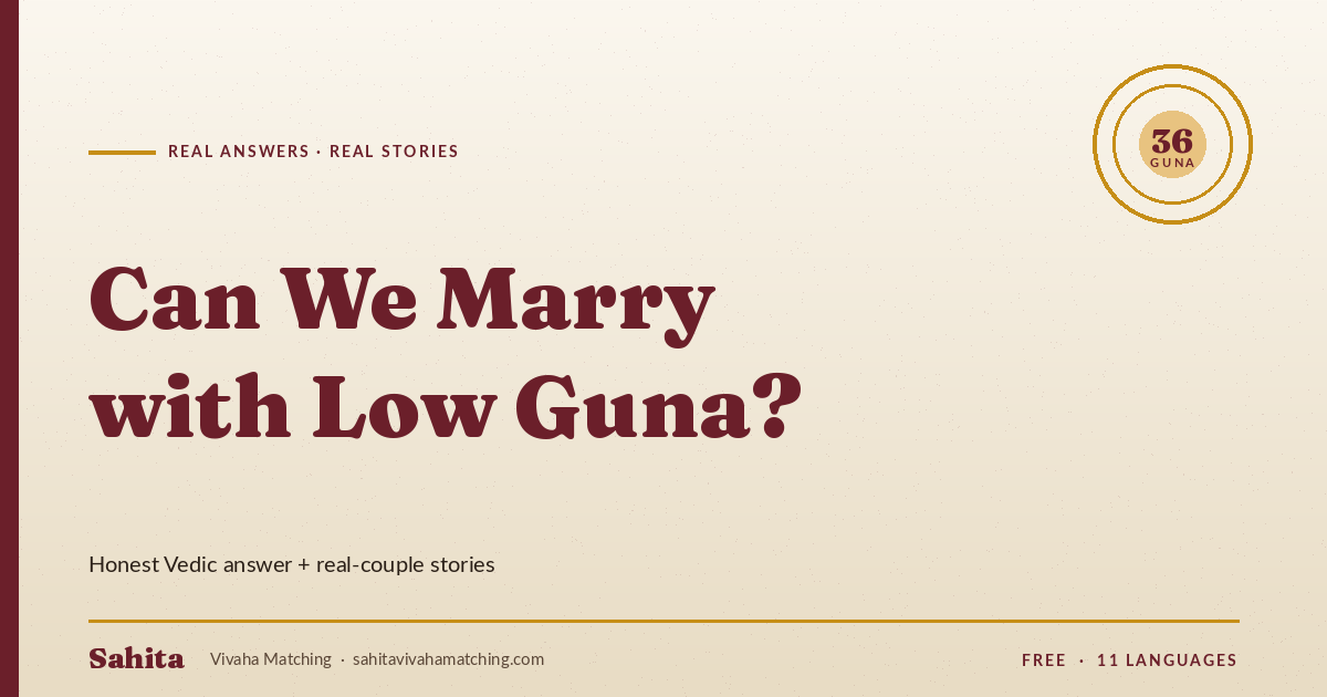 Can we marry if kundali doesn't match — honest guide by Sahita