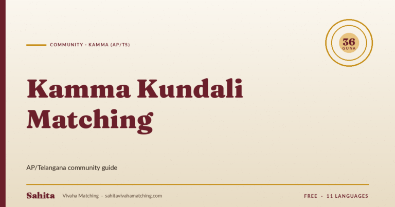 kamma kundali matching — Sahita Vivaha Matching