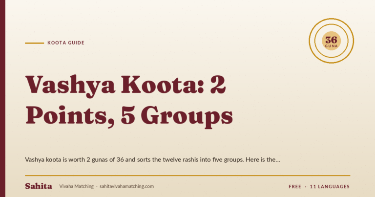 vashya koota — by Sahita